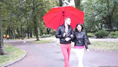 Russian darling with shaved pussy animalistic fucked hard - Wily B